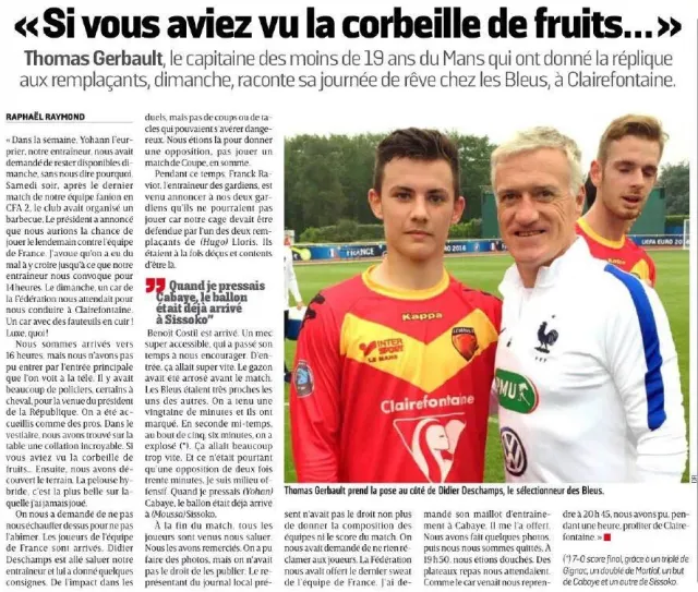Les U19 à Clairefontaine