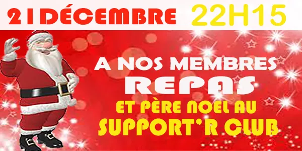 Le père noel au Support'R Club
